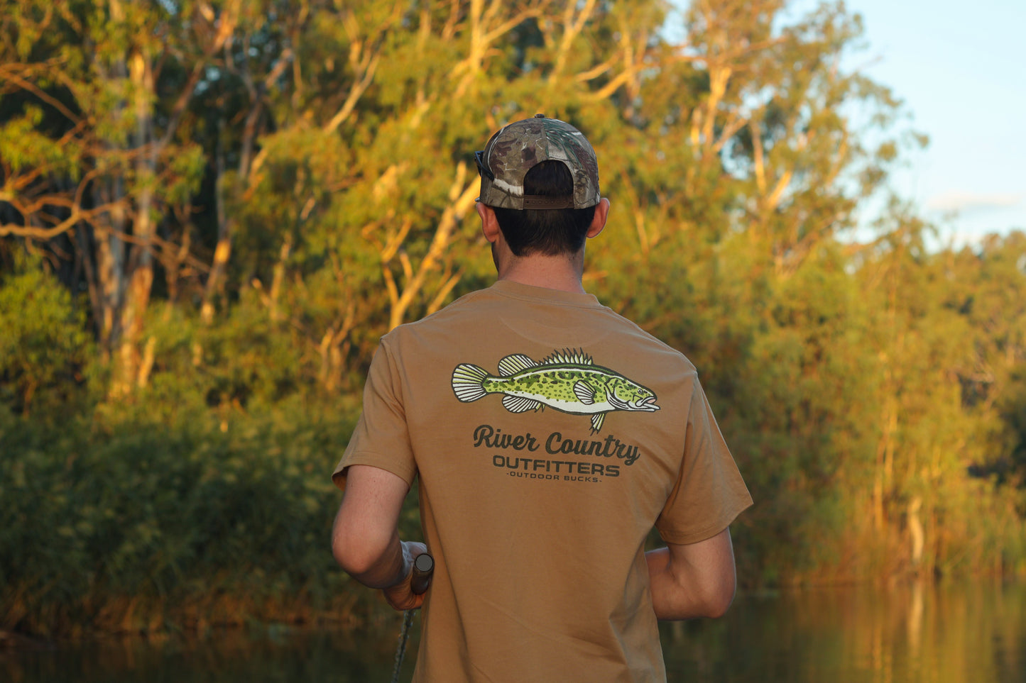 River Country Cod Tee - Brown